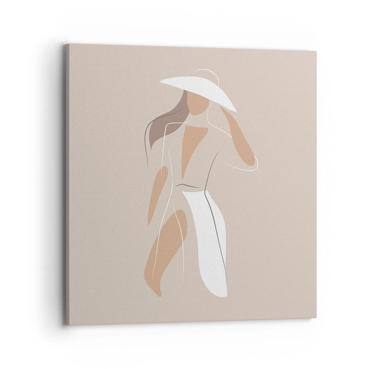 Impression sur toile - Image sur toile - Lea mode est un jeu - 70x70 cm