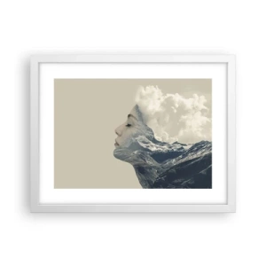 Affiche dans un cadre blanc - Poster - La beauté des éléments - 40x30 cm