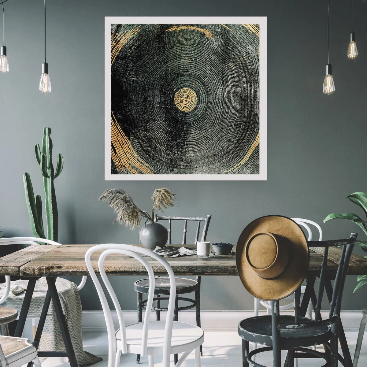 Affiche - Poster - Changement et persistance - 40x40 cm