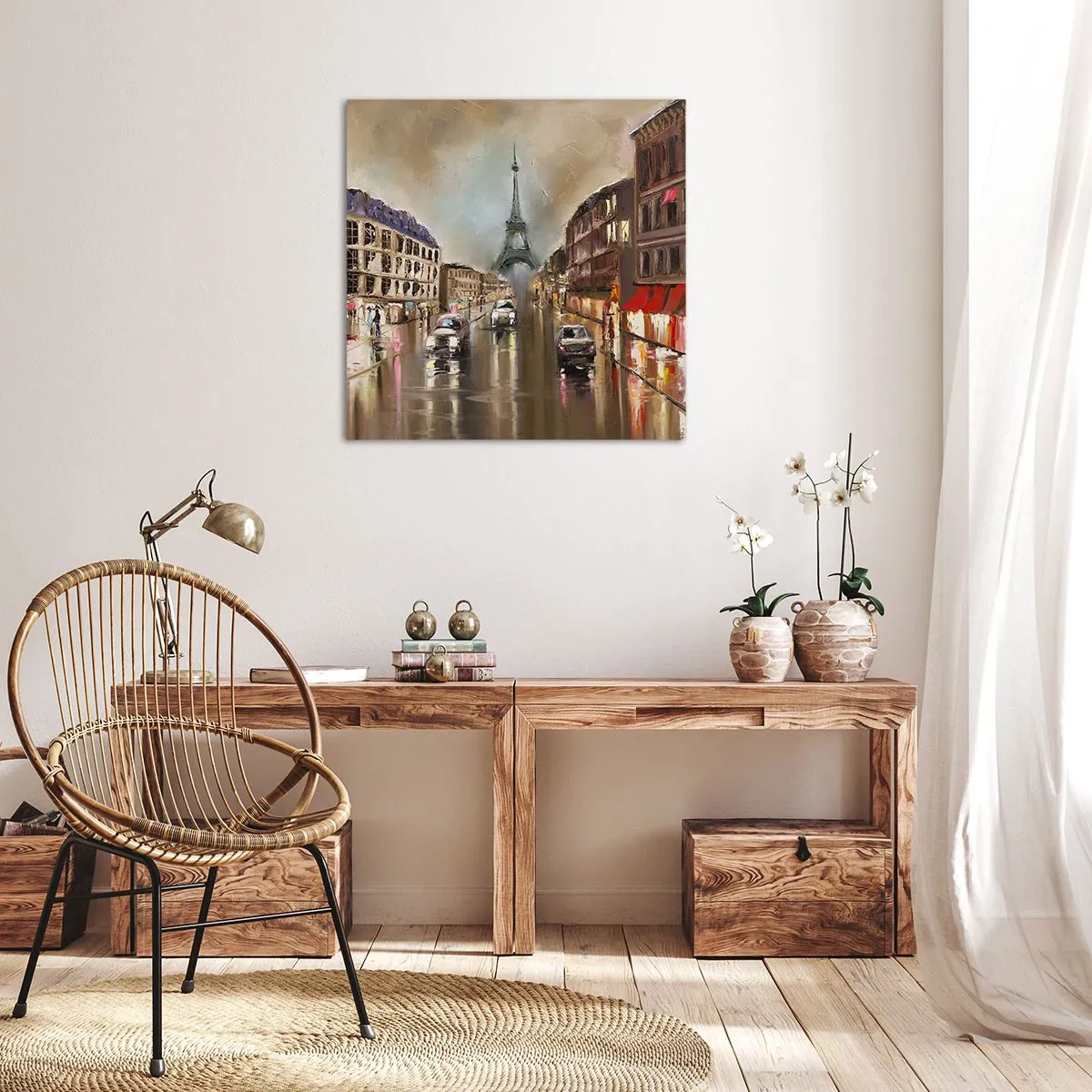 Impression sur toile - Image sur toile - Elle seule compte - 30x30 cm