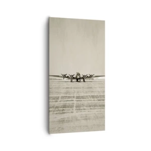 Impression sur toile - Image sur toile - Toujours prêt! - 65x120 cm