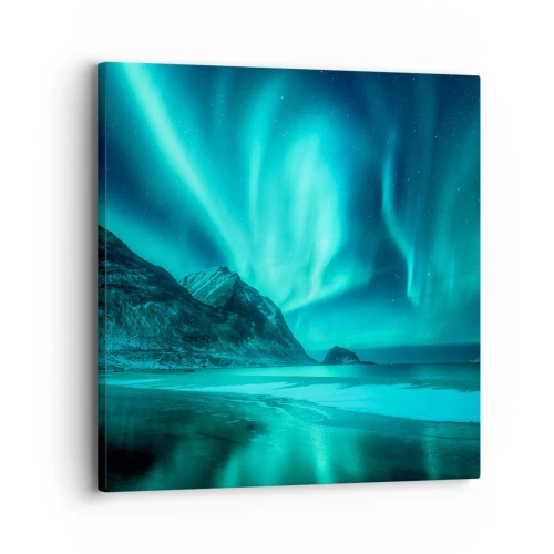 Impression sur toile - Image sur toile - Merveilles du Nord - 30x30 cm