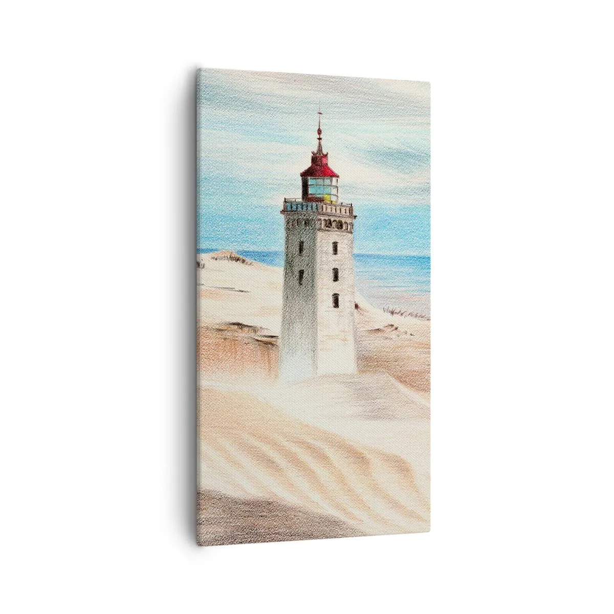 Impression sur toile - Image sur toile - Toujours regarder la mer - 55x100 cm