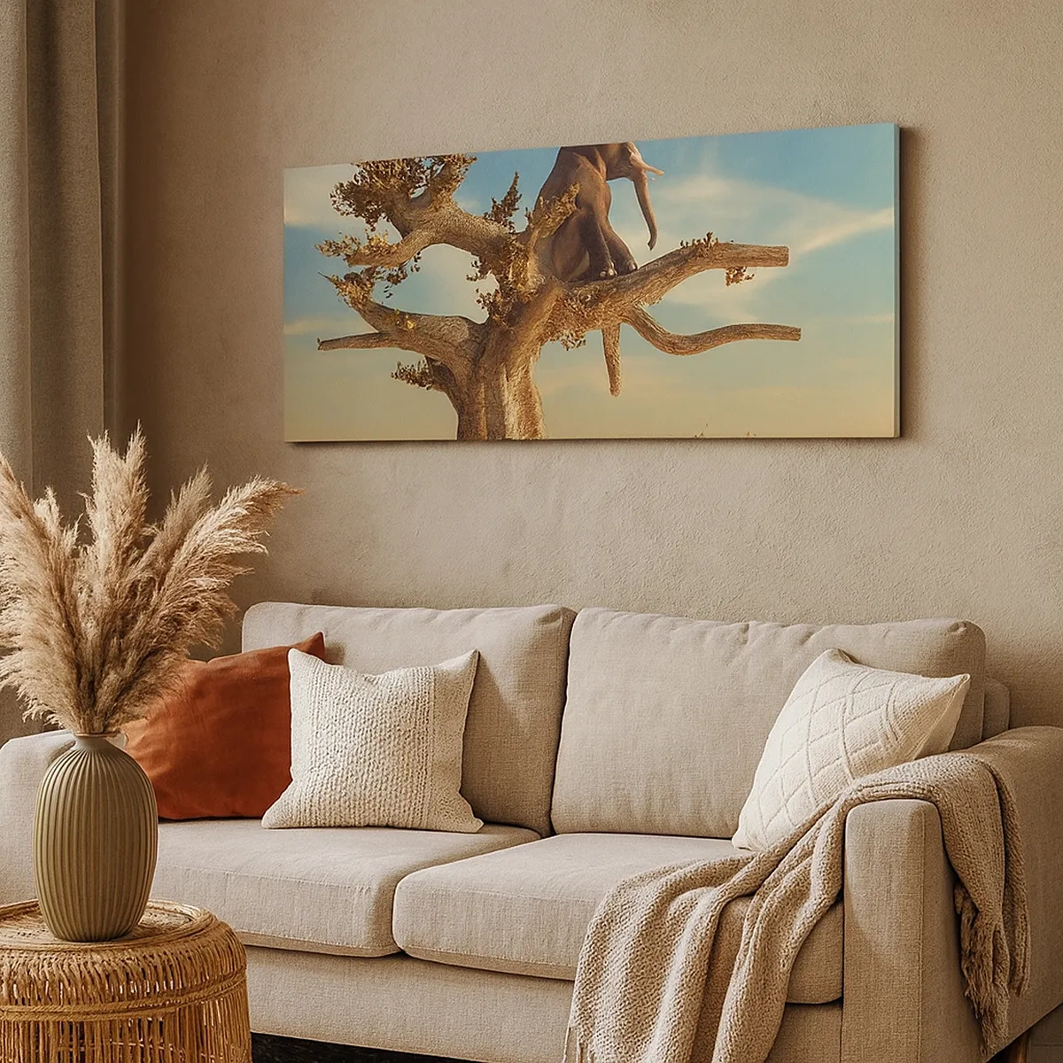 Impression sur toile - Image sur toile - Nouveau point de vue - 30x30 cm