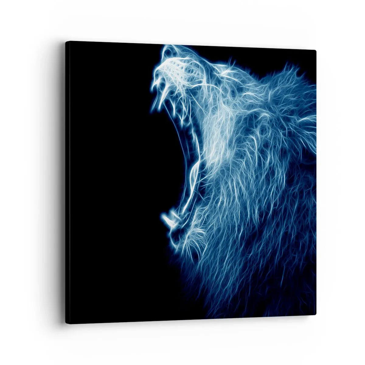 Impression sur toile - Image sur toile - La colère ardente du roi - 40x40 cm