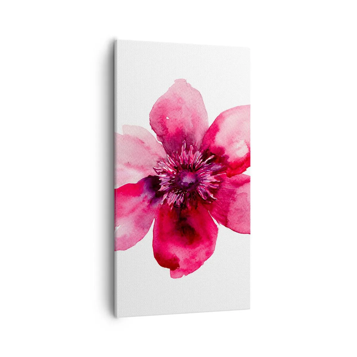 Impression sur toile - Image sur toile - Un baiser parfumé au carmin - 55x100 cm