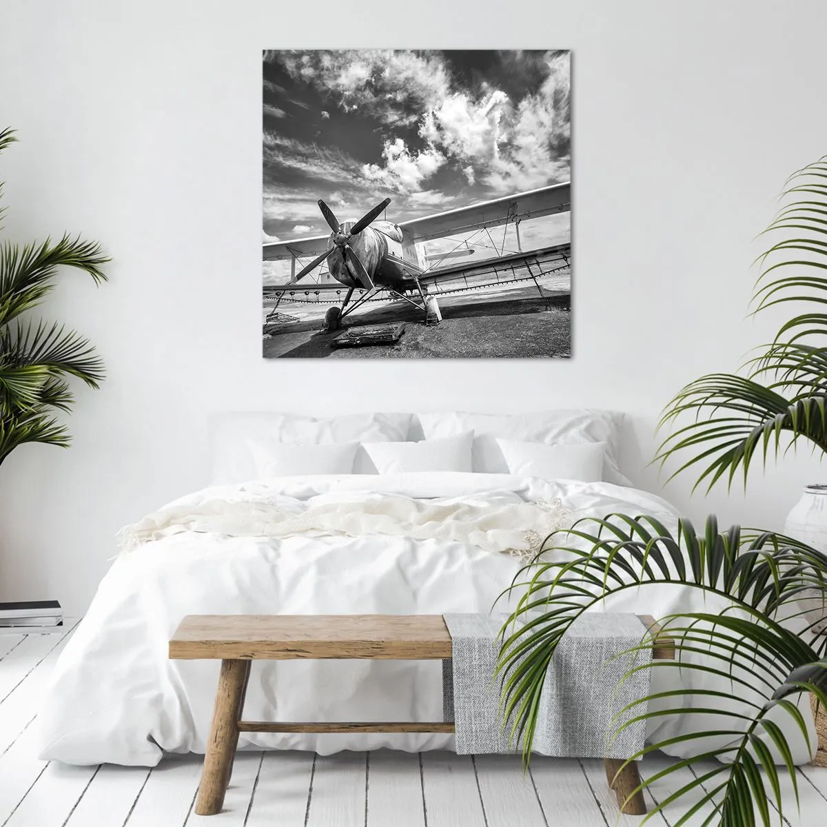 Impression sur toile - Image sur toile - Je suis impatient! - 40x40 cm