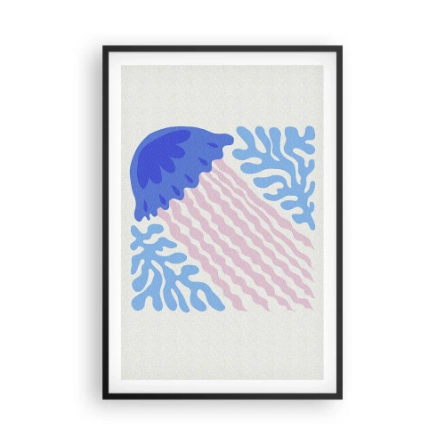 Affiche dans un cadre noir - Poster - Comme d'un autre monde - 61x91 cm