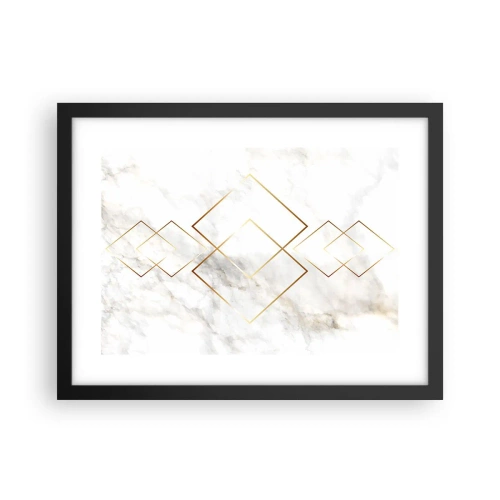 Affiche dans un cadre noir - Poster - Vue à l'infini - 40x30 cm