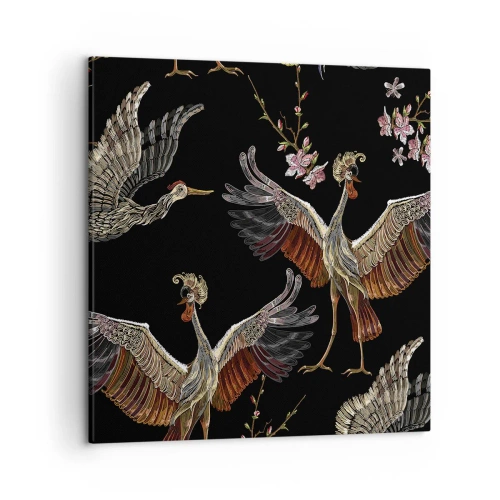 Impression sur toile - Image sur toile - Un oiseau de conte de fées - 50x50 cm