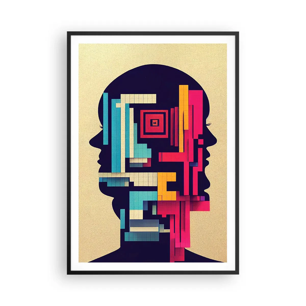 Affiche dans un cadre noir - Poster - De nouvelles obligations - 70x100 cm