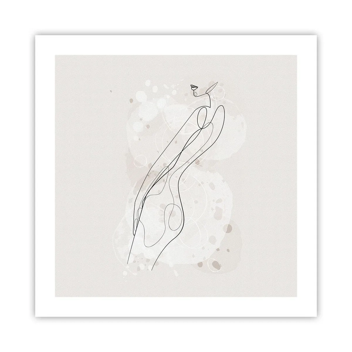 Affiche - Poster - Trompe l'oeil - 50x50 cm