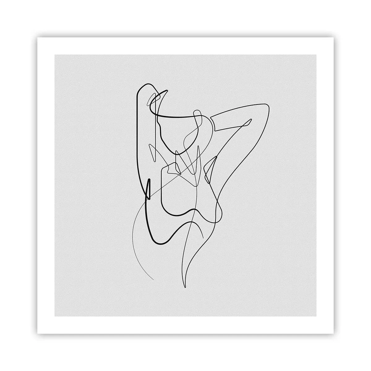 Affiche - Poster - Vraiment, tu es comme ça... - 60x60 cm