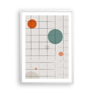 Affiche dans un cadre blanc - Poster - Piégé. Nous ou eux ? - 50x70 cm