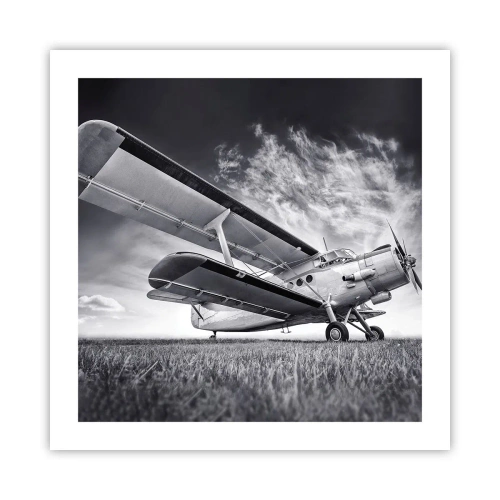 Affiche - Poster - Le pèlerin ailé - 50x50 cm