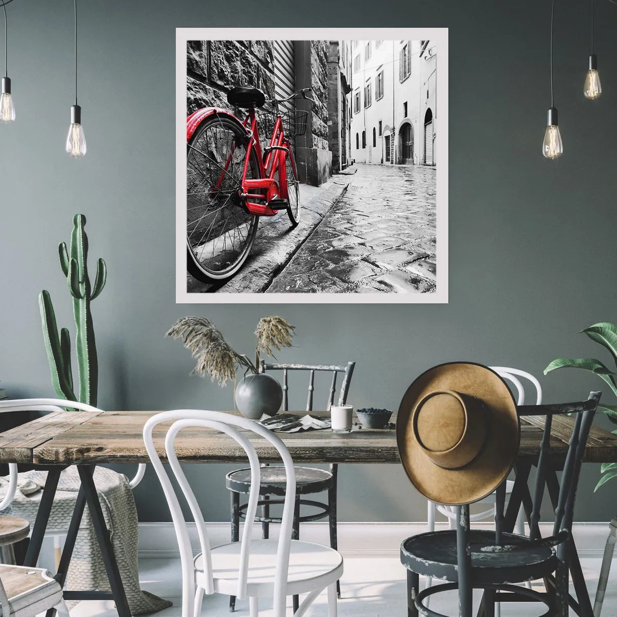 Affiche - Poster - La vraie beauté ne vieillit pas - 60x60 cm