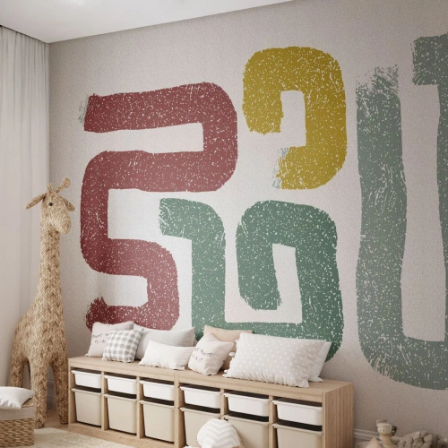 Papier Peint Autocollant Deluxe Sticker - Dans une langue inconnue - Morceau, Minimalisme, Rouler - 100x70 cm