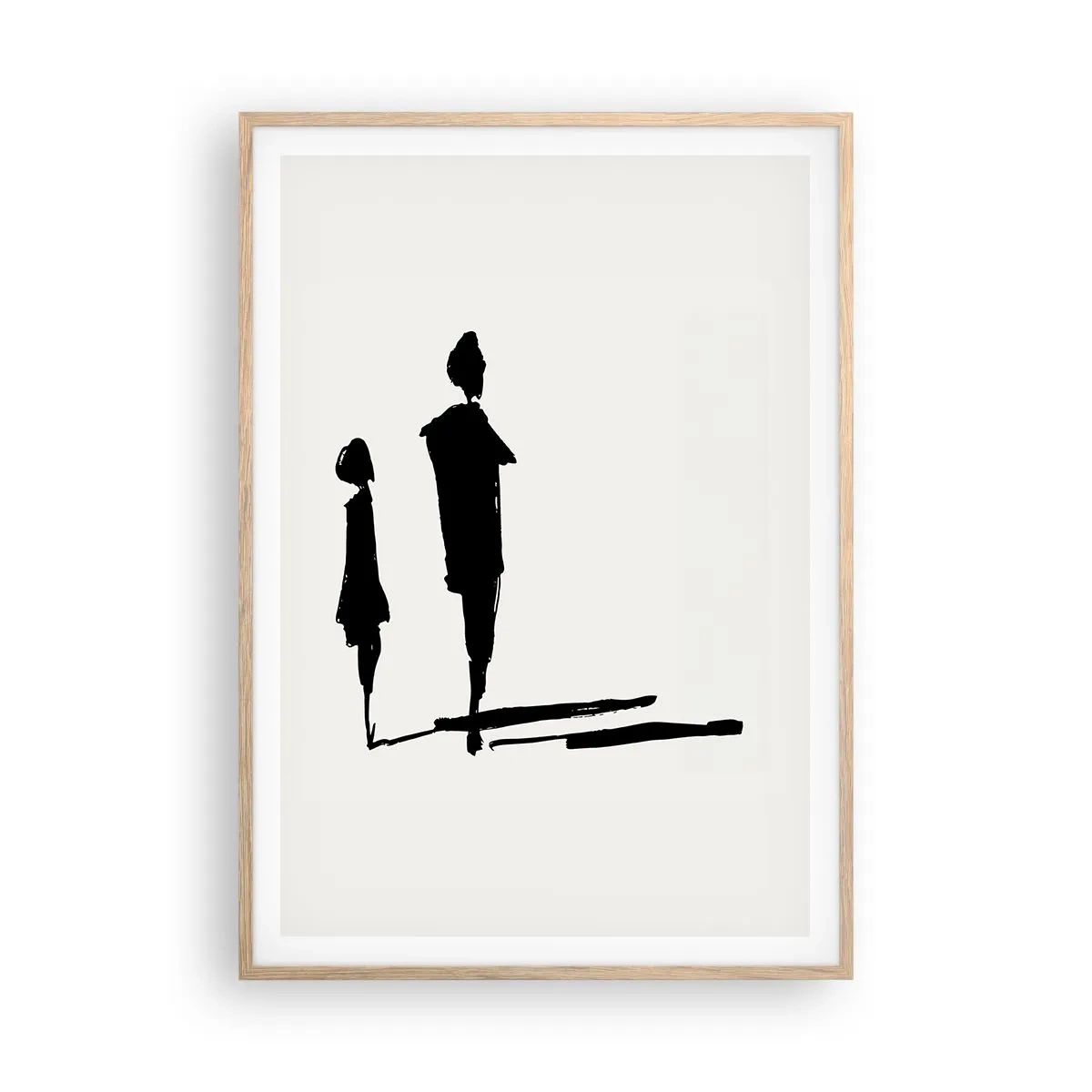 Affiche dans un chêne clair - Poster - Êtes-vous sûr qu'ils sont ensemble ? - 70x100 cm