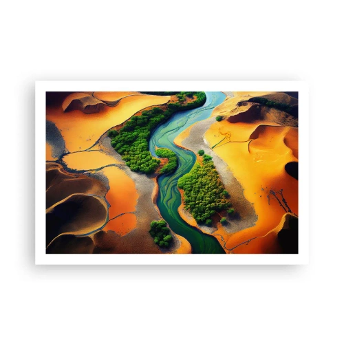 Affiche - Poster - Rivière vivifiante - 91x61 cm