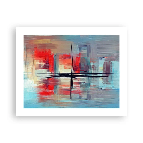 Affiche - Poster - Un paysage dans une dimension inconnue - 50x40 cm