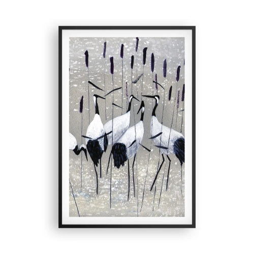 Affiche dans un cadre noir - Poster - Parmi les siens - 61x91 cm