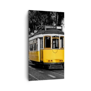 Impression sur toile - Image sur toile - Et du fado en arrière-plan - 45x80 cm