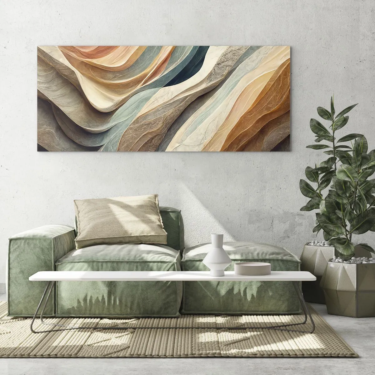 Impression sur verre - Image sur verre - Le moment avant le changement - 100x40 cm