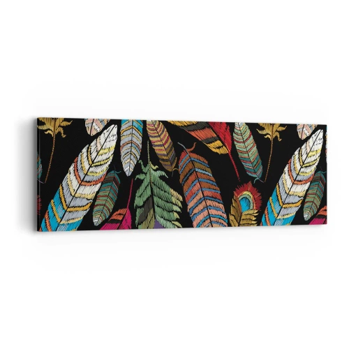 Impression sur toile - Image sur toile - Le carnaval des oiseaux - 90x30 cm