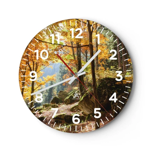 Horloge murale - Pendule murale - Il est temps de se détendre - 30x30 cm