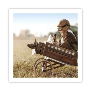 Affiche - Poster - Départ vers un rêve - 60x60 cm