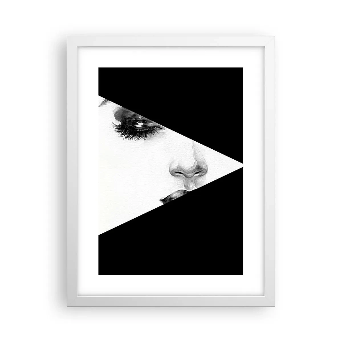Affiche dans un cadre blanc - Poster - Toujours inconnu - 30x40 cm