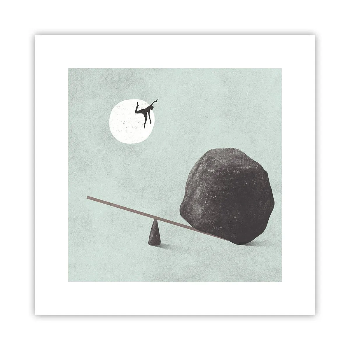 Affiche - Poster - Réalisation de ses rêves - 30x30 cm