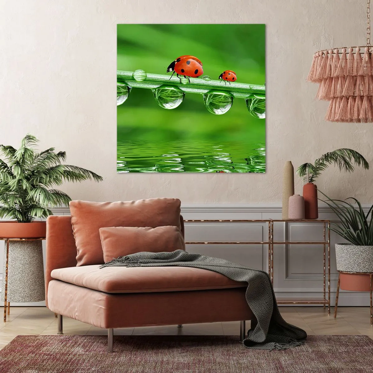 Impression sur toile - Image sur toile - Sur la route tout l'été - 70x70 cm