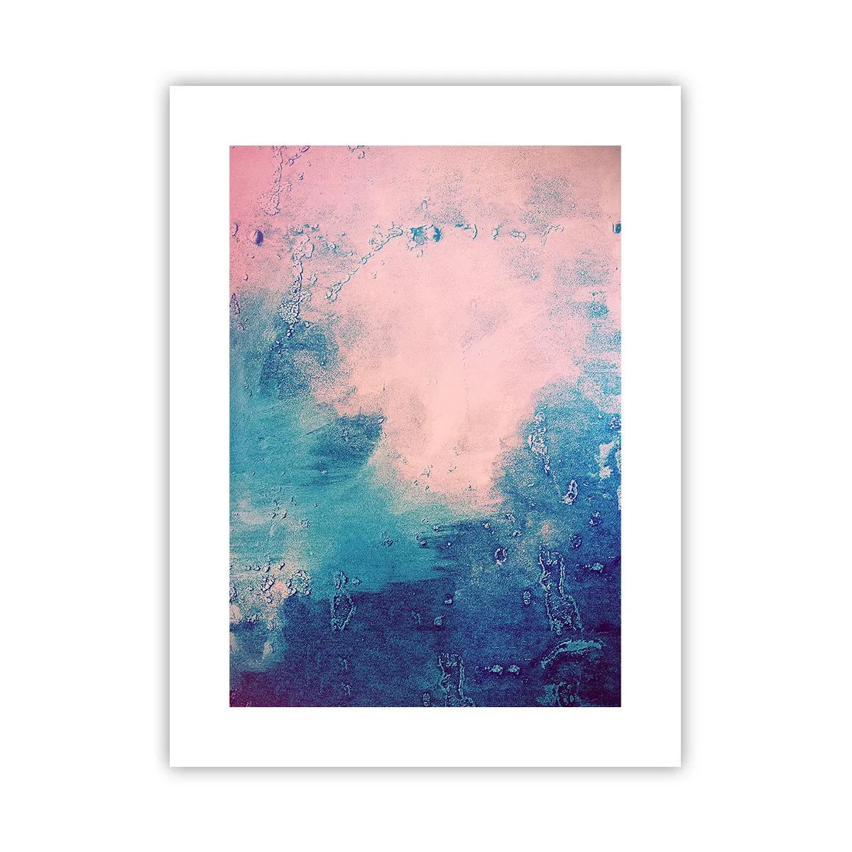 Affiche - Poster - Etreintes bleues - 30x40 cm