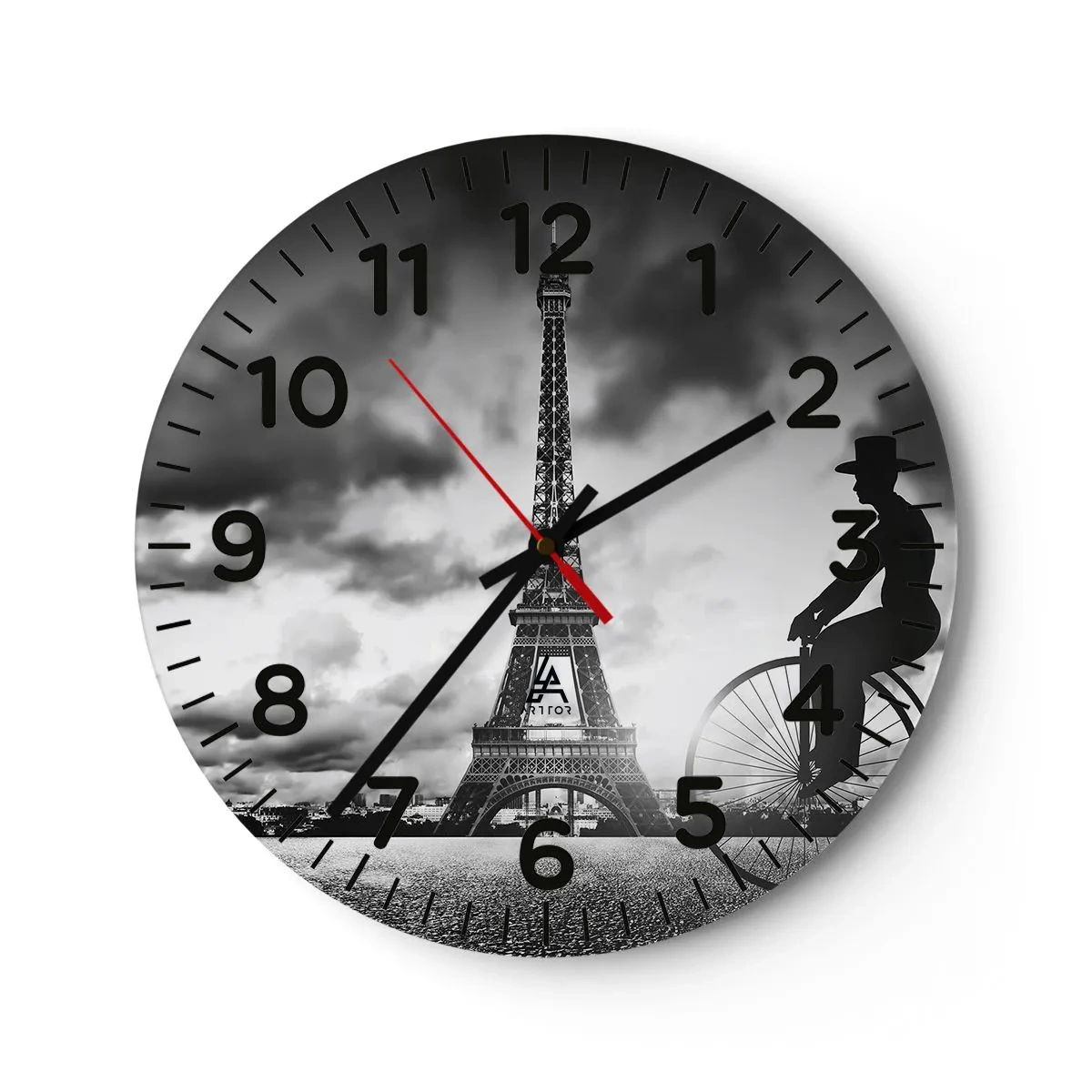 Horloge murale - Pendule murale - Nostalgie de la Belle Epoque - 40x40 cm