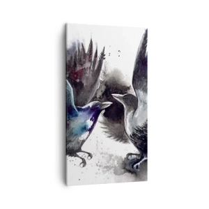 Impression sur toile - Image sur toile - Le corbeau des corbeaux - 45x80 cm