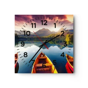 Horloge murale - Pendule murale - Rien contre nature - 40x40 cm