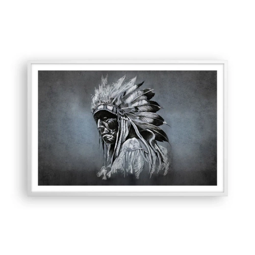 Affiche dans un cadre blanc - Poster - Retour aux sources - 91x61 cm