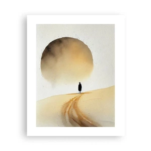 Affiche - Poster - Toujours solitaire - 40x50 cm