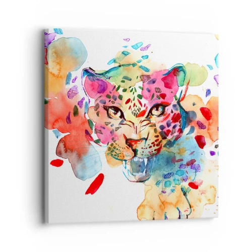 Impression sur toile - Image sur toile - La belle et la Bête - 30x30 cm