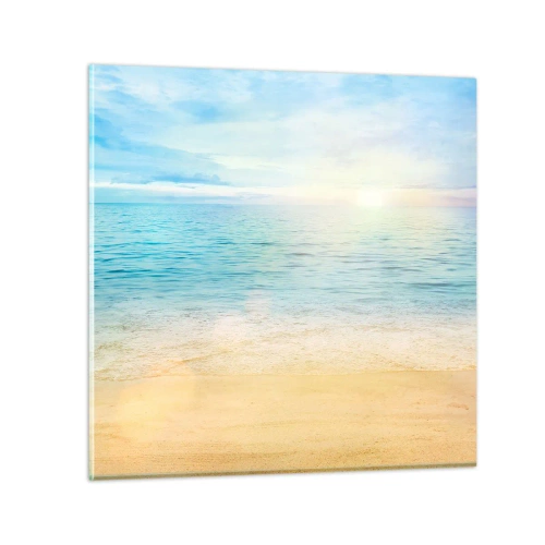 Impression sur verre - Image sur verre - Le grand bleu - 30x30 cm