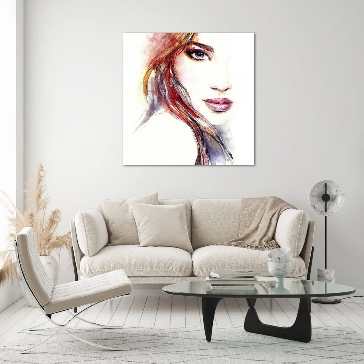 Impression sur verre - Image sur verre - Vademecum - suivez-moi - 50x50 cm