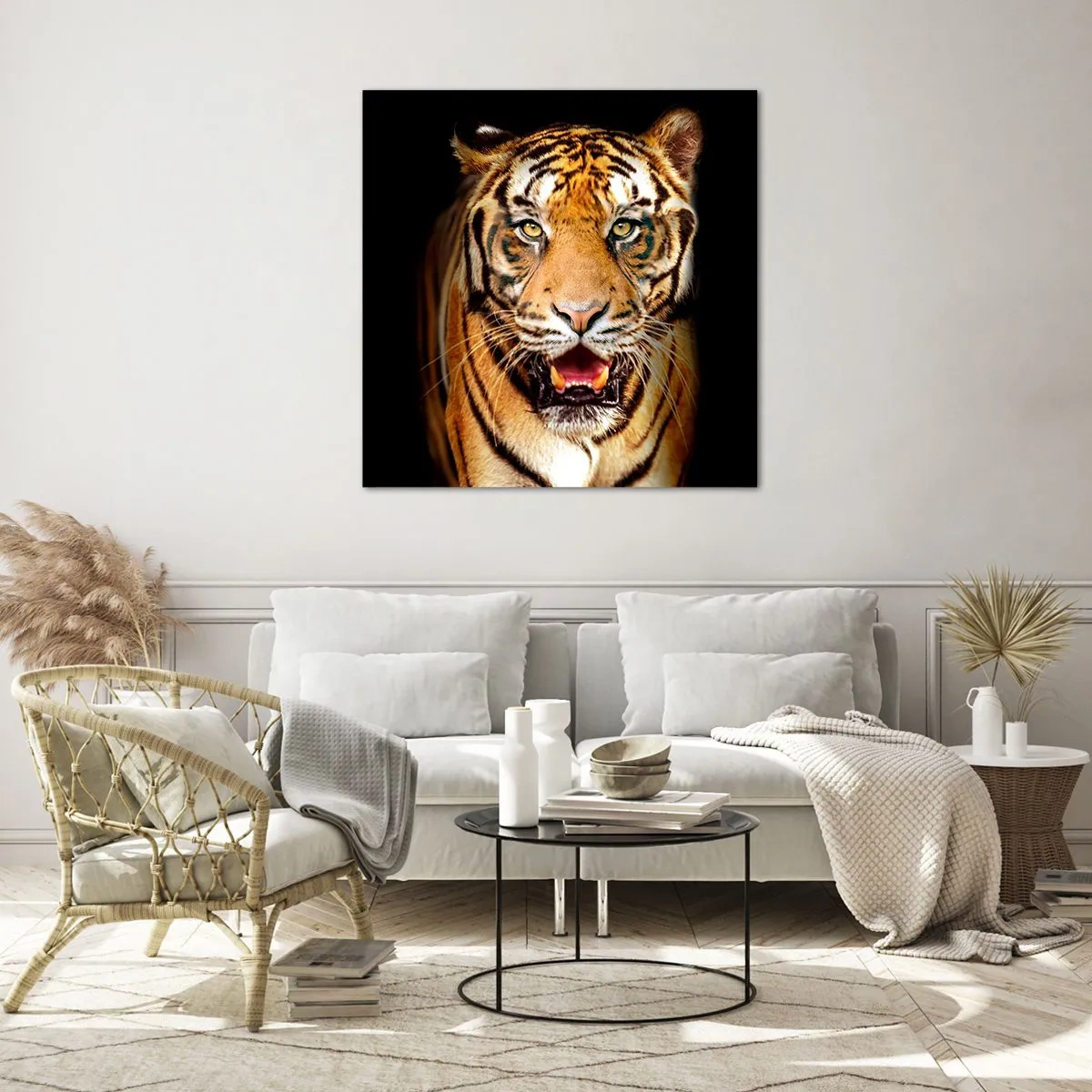 Impression sur verre - Image sur verre - Le coeur sauvageon - 30x30 cm