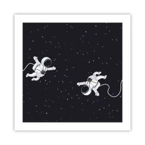 Affiche - Poster - Sortie cosmique - 50x50 cm
