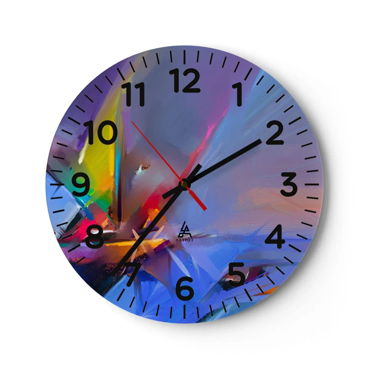 Horloge murale - Pendule murale - Hélices comme un oiseau - 30x30 cm