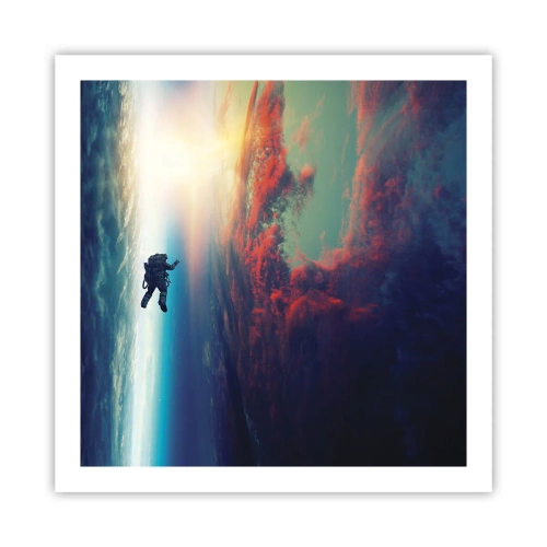 Affiche - Poster - Affronter l'univers - 60x60 cm