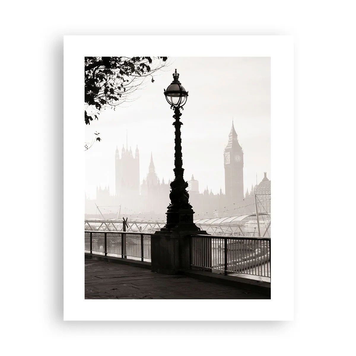 Affiche - Poster - Un matin londonien - 40x50 cm