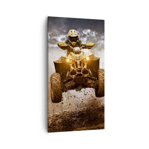 Impression sur toile - Image sur toile - No risk no fun - 55x100 cm