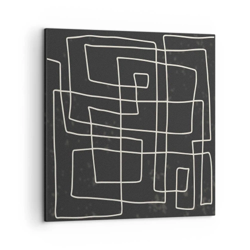 Impression sur toile - Image sur toile - Pas aussi simple - 50x50 cm