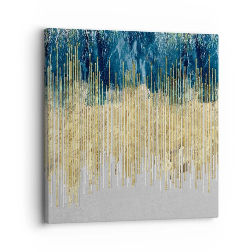 Impression sur toile - Image sur toile - Bordure dorée - 30x30 cm